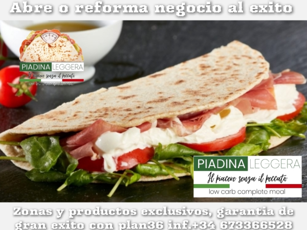 Piadinas comida completa saludable, economica, rapida, deliciosa, lista en 2 minutos sin salida de humos ni cocinero, Piadina Leggera Italia