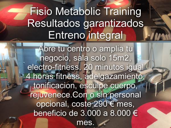 Desde 9m2 donde quieras-Metodo Corpo10, estar en forma, electrofitness combinado con ejercicio, genera mucha energia y salud, regenera el organismo rejuveneciendolo , antiaging, metodo Corpo10, exito garantizado.