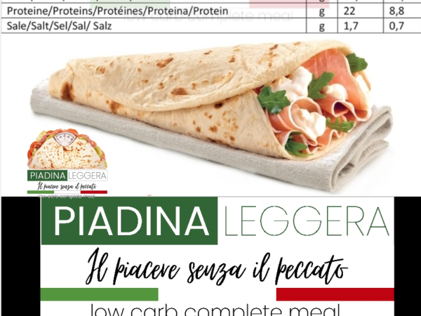 Comida equilibrada en las franquicias Piadina Leggera.