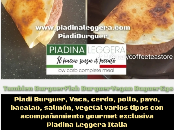 Novedad mundial , franquicia Piadina Leggera, Lanza la PiadiBurguer.