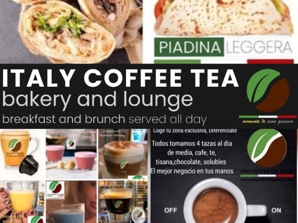  Italy Coffee Tea Store y Piadina Leggera te propone abrir pequeño local o dentro de otros local pequeño espacio