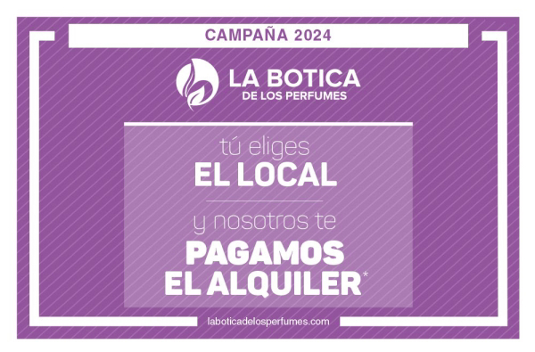 La Botica de los Perfumes, la única franquicia  que paga el alquiler de tu local