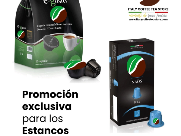 La franquicia Italy Coffee Tea Store llega a acuerdo con asociación de estanqueros para vender cápsulas