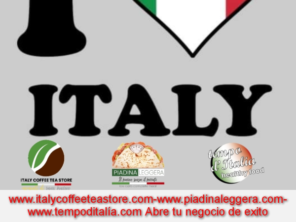 Franquicia Italy Coffee Tea Store productos de Italia las 24 horas.