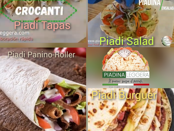 Piadinas, pizzas, pinsas,focaccias,pokes,hamburguesas,bocadilos, paninos, crepes,ensaladas, sushi, tacos, dulces,pollo asado, patatas fritas, en PiadinaLeggera.com y o TempoDitalia.com